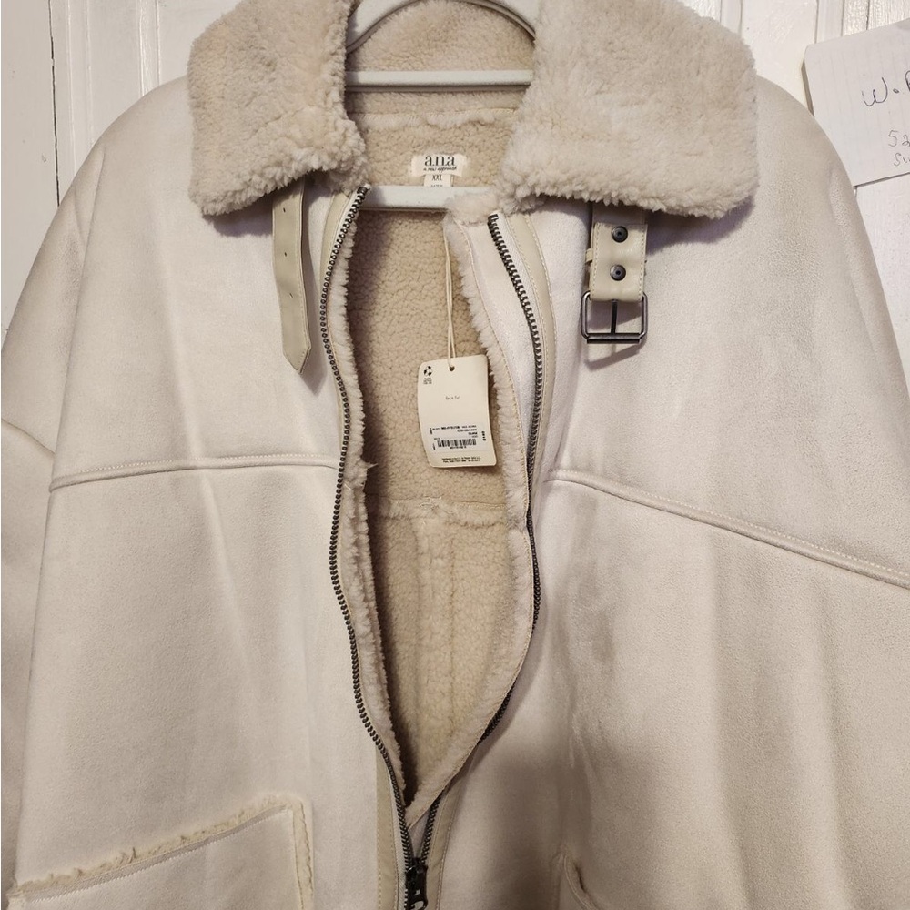 A.n.a faux fur Shearling coat